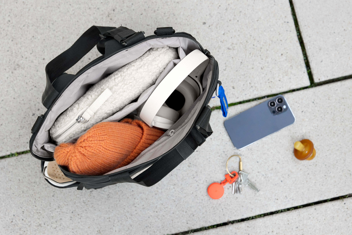 Sac à dos à langer - Conversion, noir