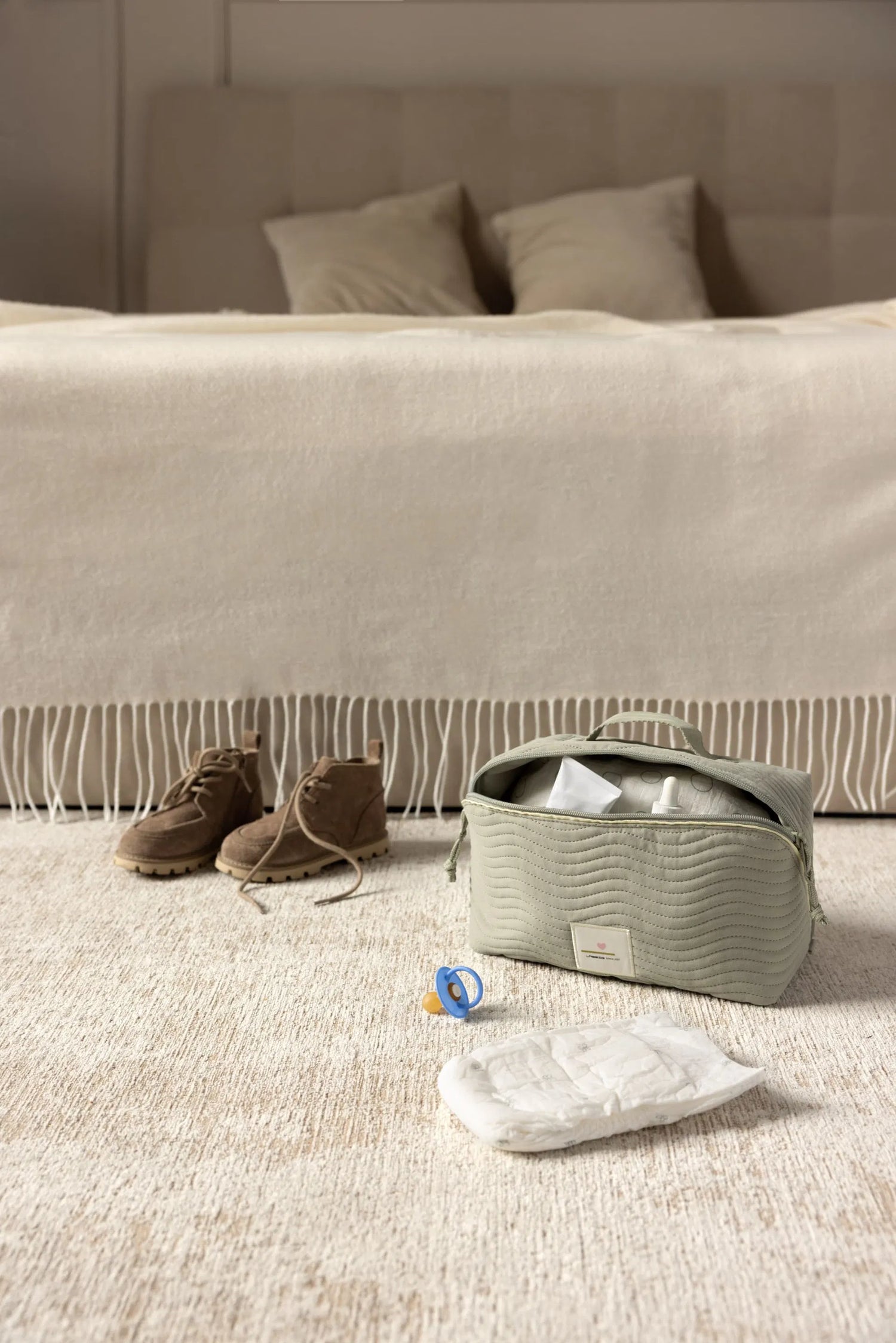 Organisateur de table à langer, menthe