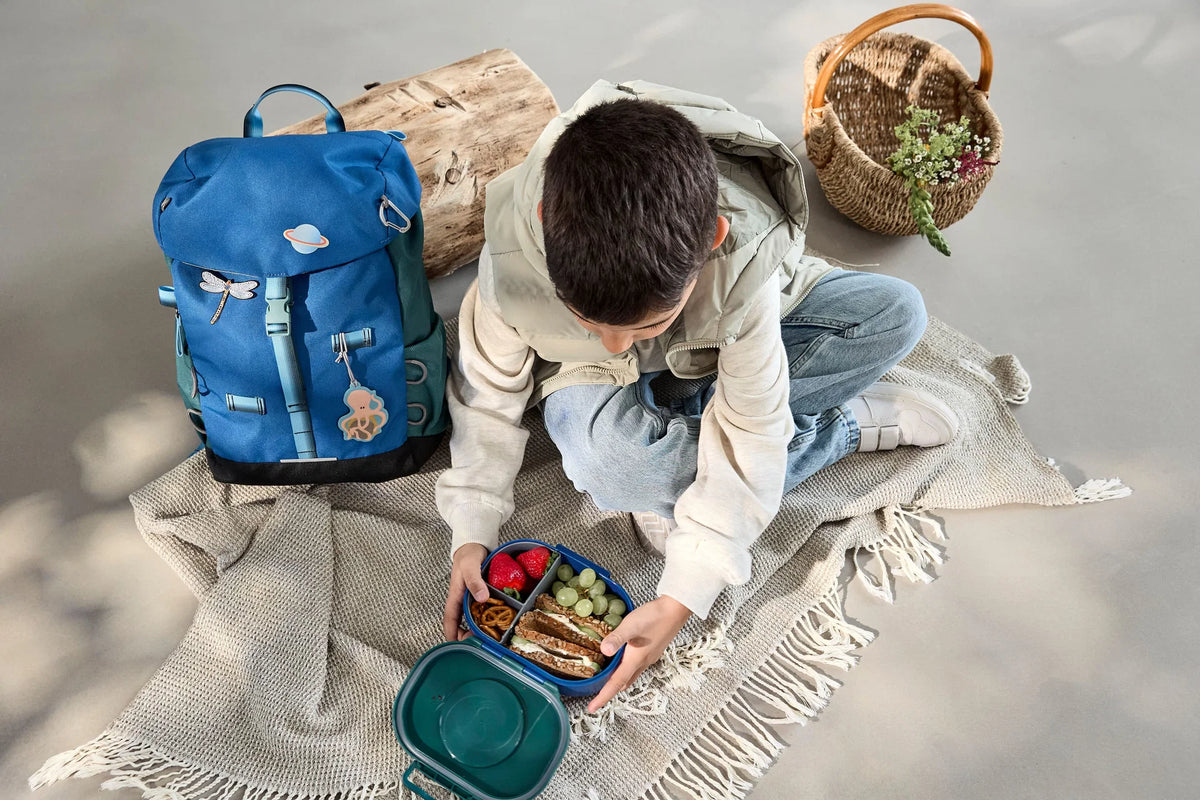 Sac à dos de randonnée enfants 14 L - Unique, bleu vert