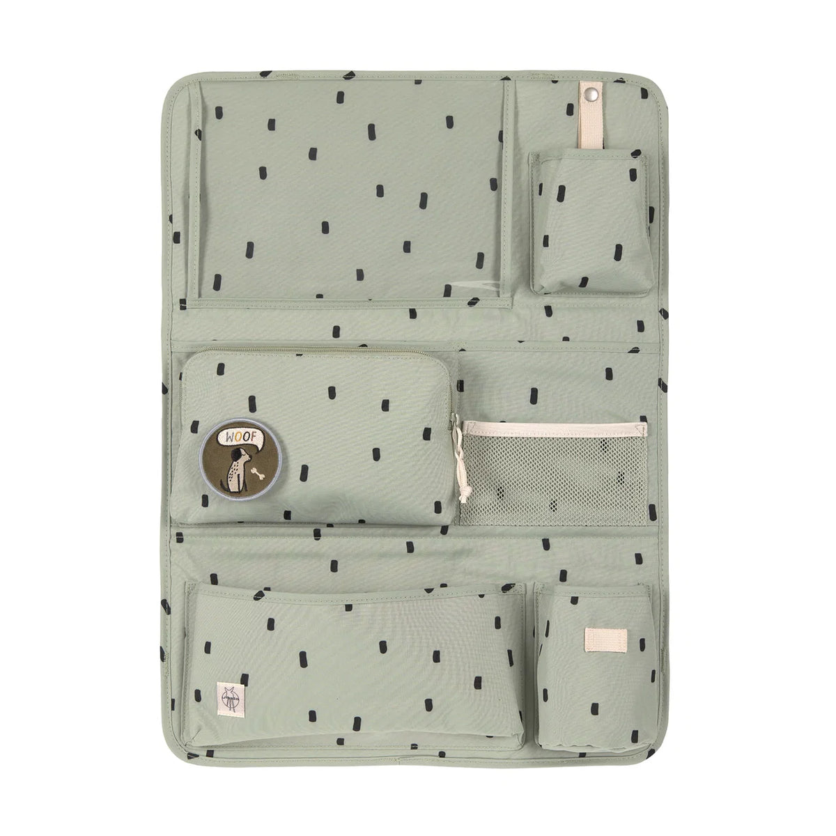 Organisateur de voiture, Happy Prints olive Liste 