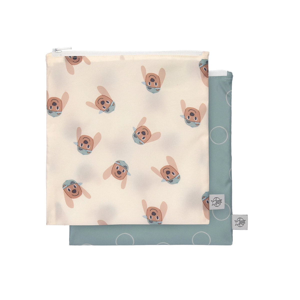 Snack-Beutel (2 Stk.) Tiny Team (verschiedene Farben)