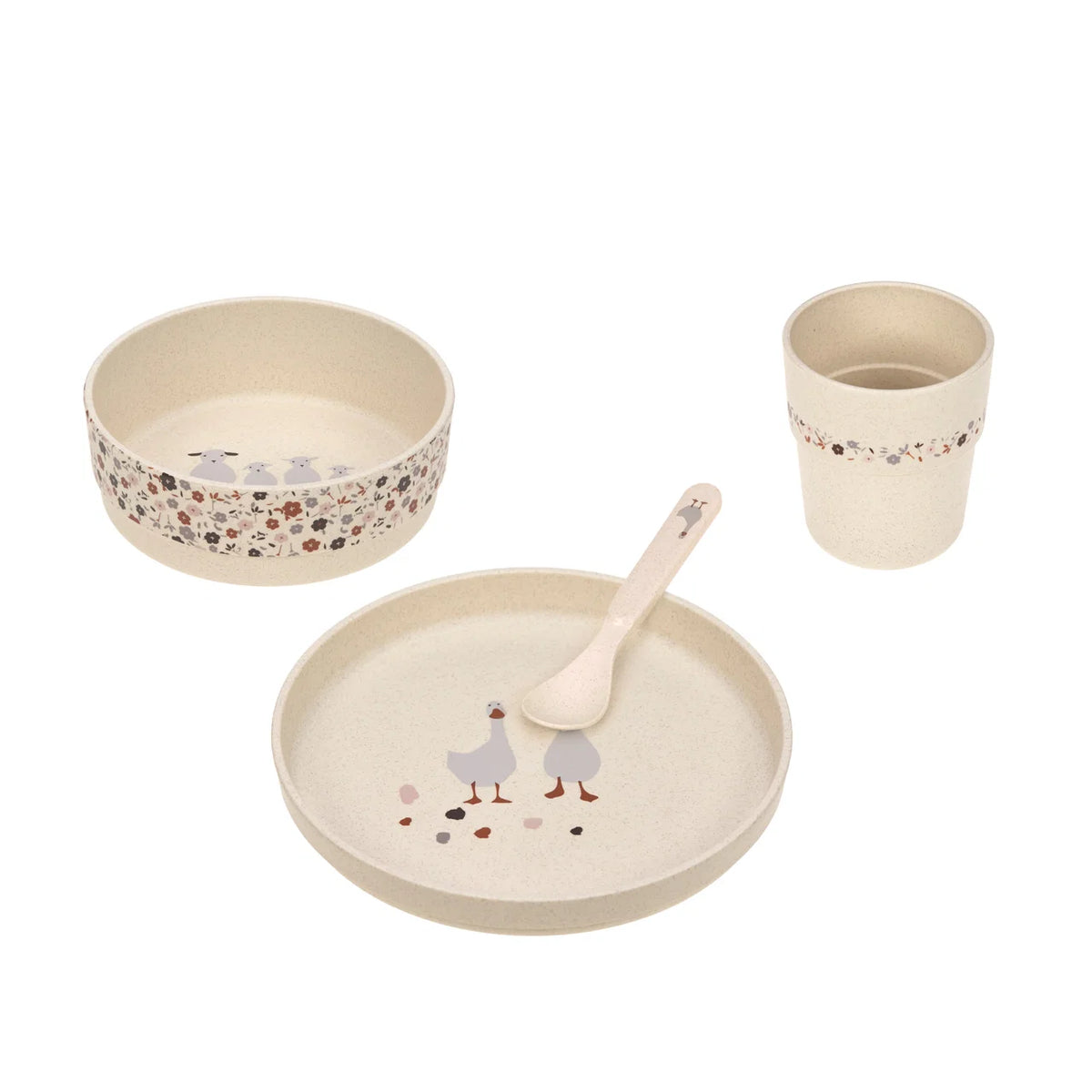 Children's Meal Set - Tiny Farmer, Sheep & Goose Nature List 