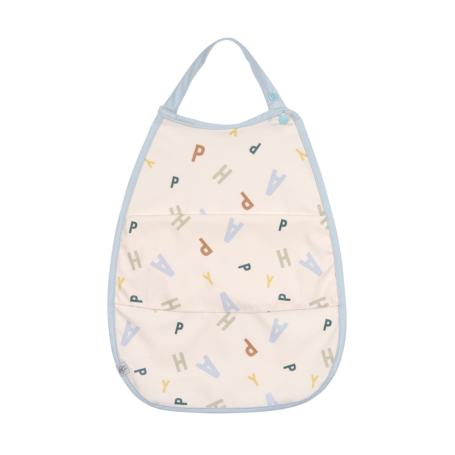 Bavoir Medium Drop avec poche 30x36 cm Happy Fruits (divers coloris)