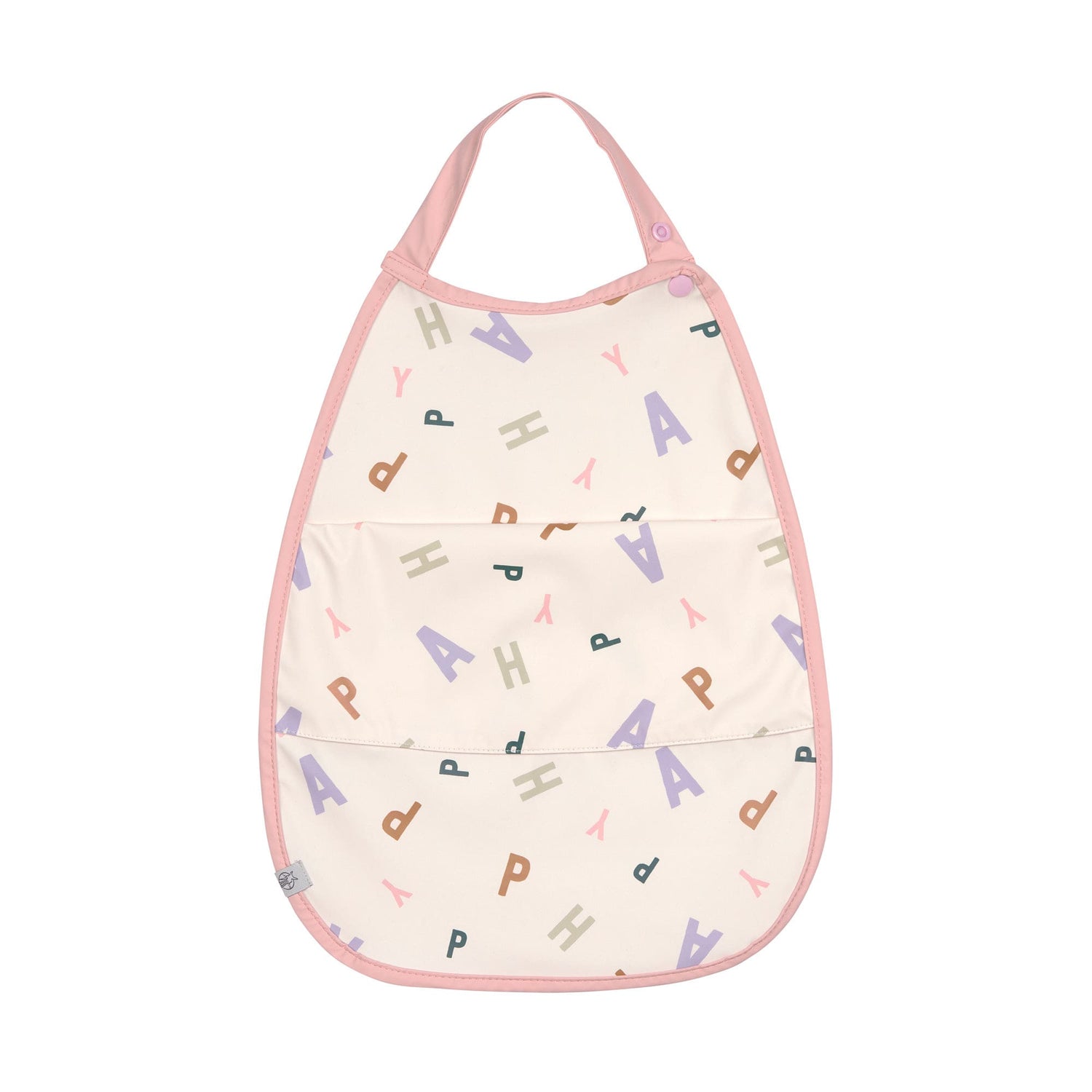 Bavoir Medium Drop avec poche 30x36 cm Happy Fruits (divers coloris)