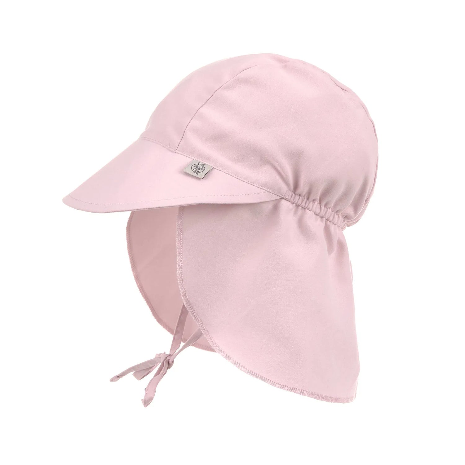 Chapeau à rabat enfants (anti-UV), rose pâle