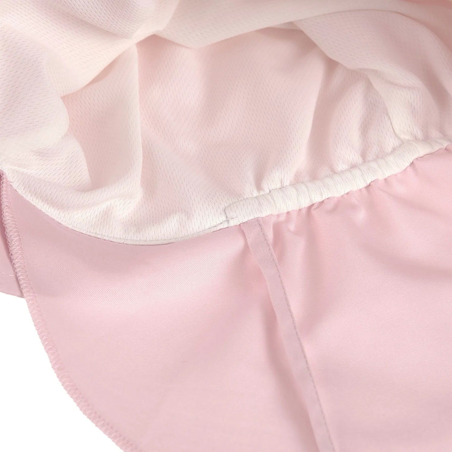 Chapeau à rabat enfants (anti-UV), rose pâle