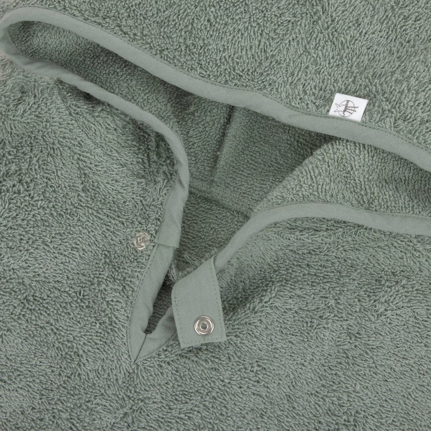 Poncho en éponge enfants, vert