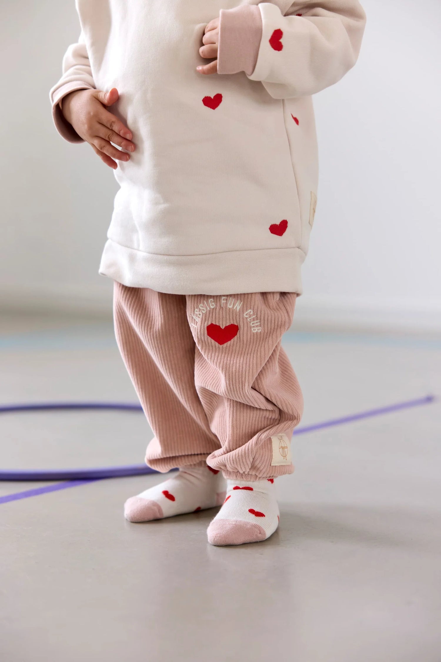 Chaussettes de Tennis enfants (3 pcs) - Coeur
