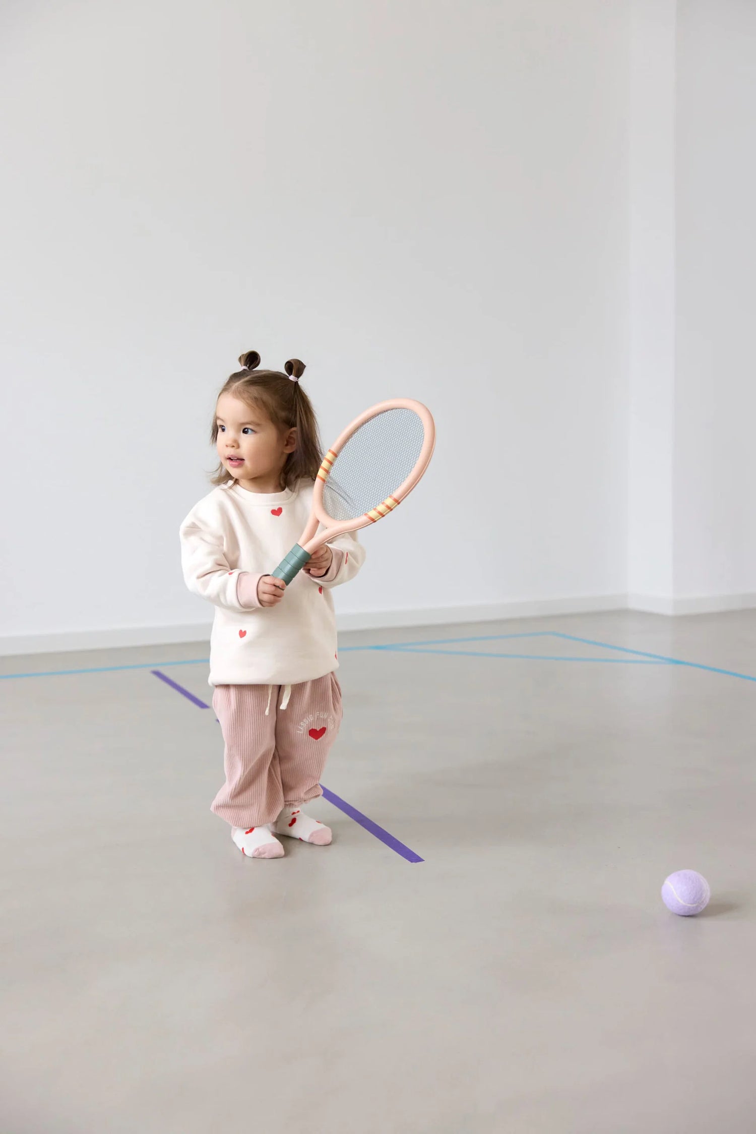 Sweat Enfants - Bio Coton, Coeur Beige