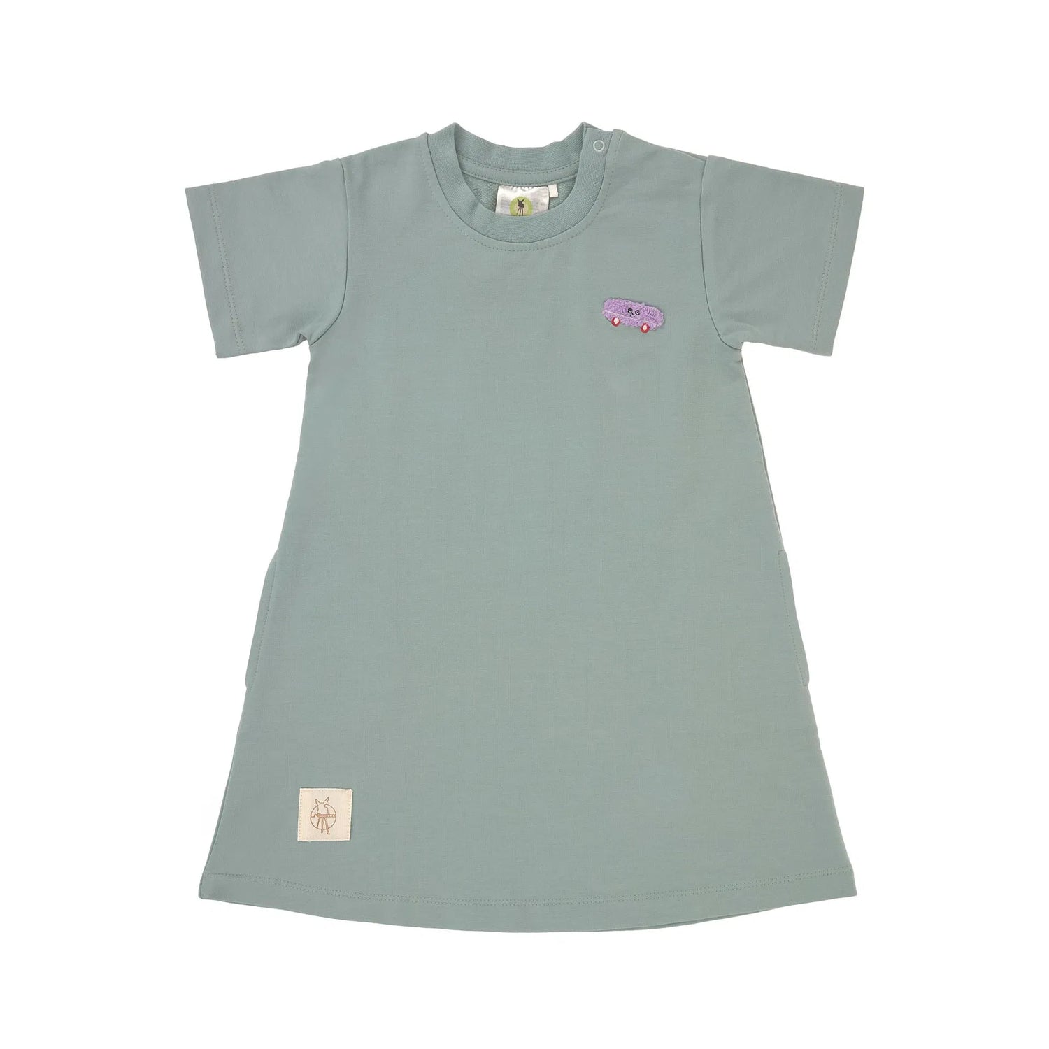 Robe Enfant - Coton bio, vert pâle