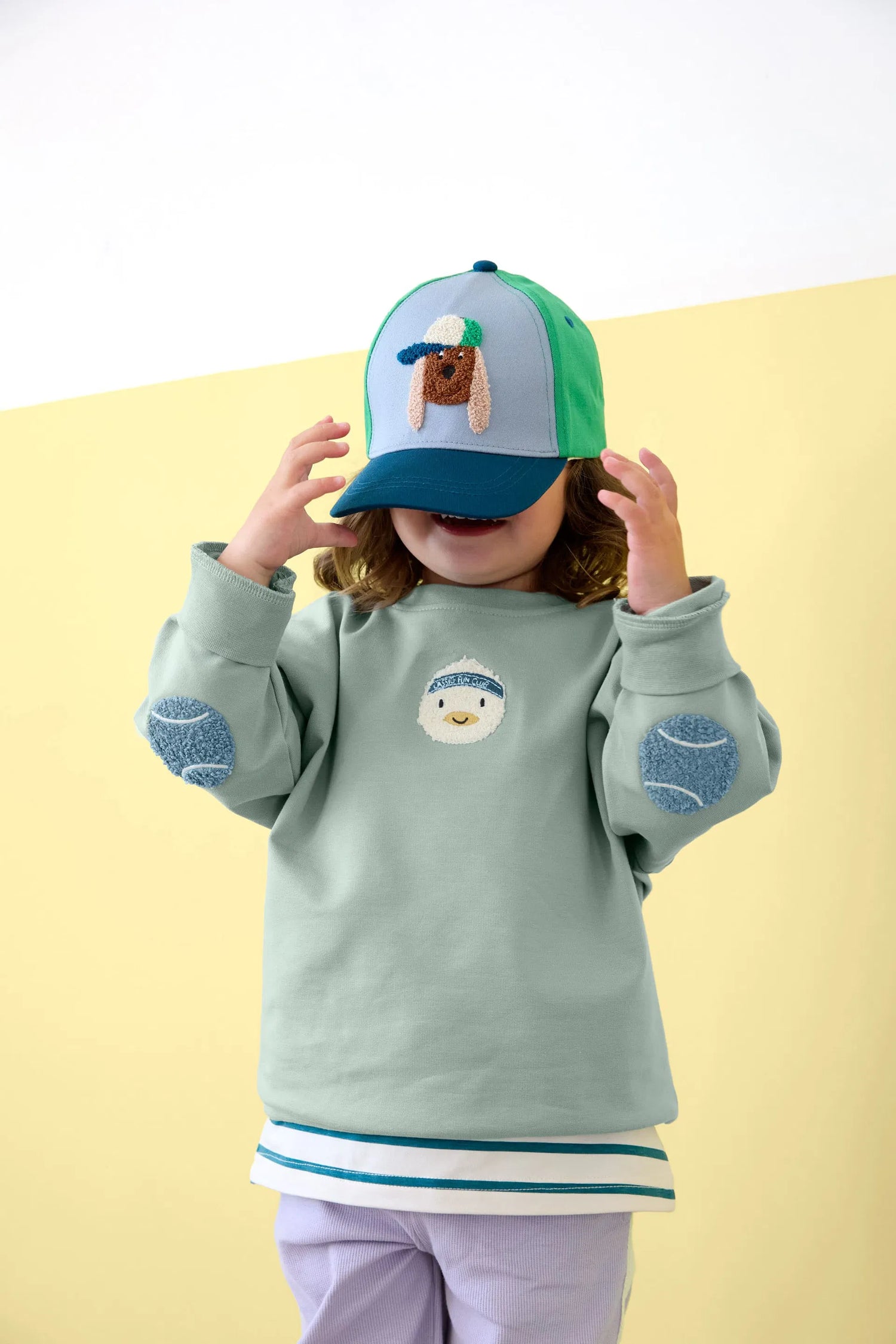 Pulls enfants - Coton bio, Canard vert pâle