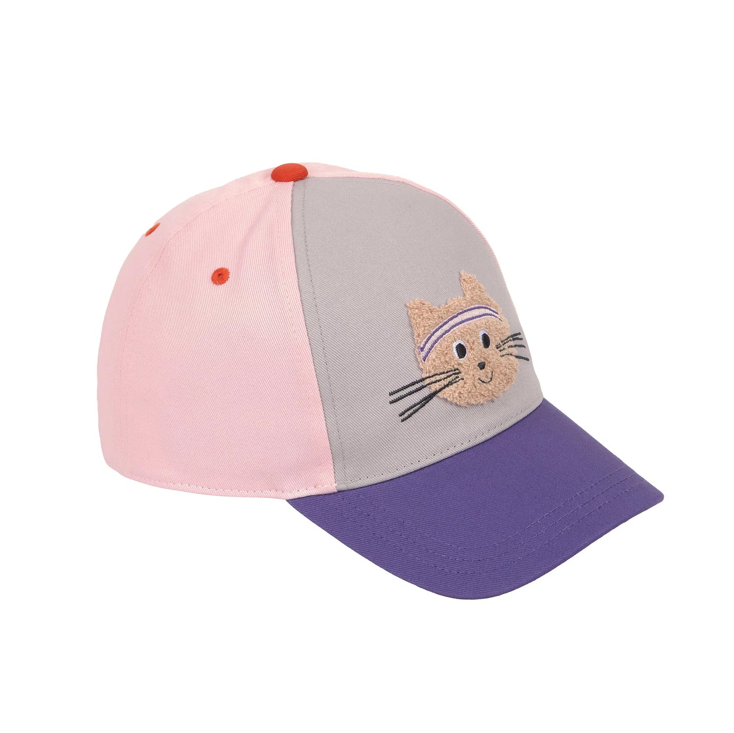 Kinder-Kappe – Katze, Rosa
