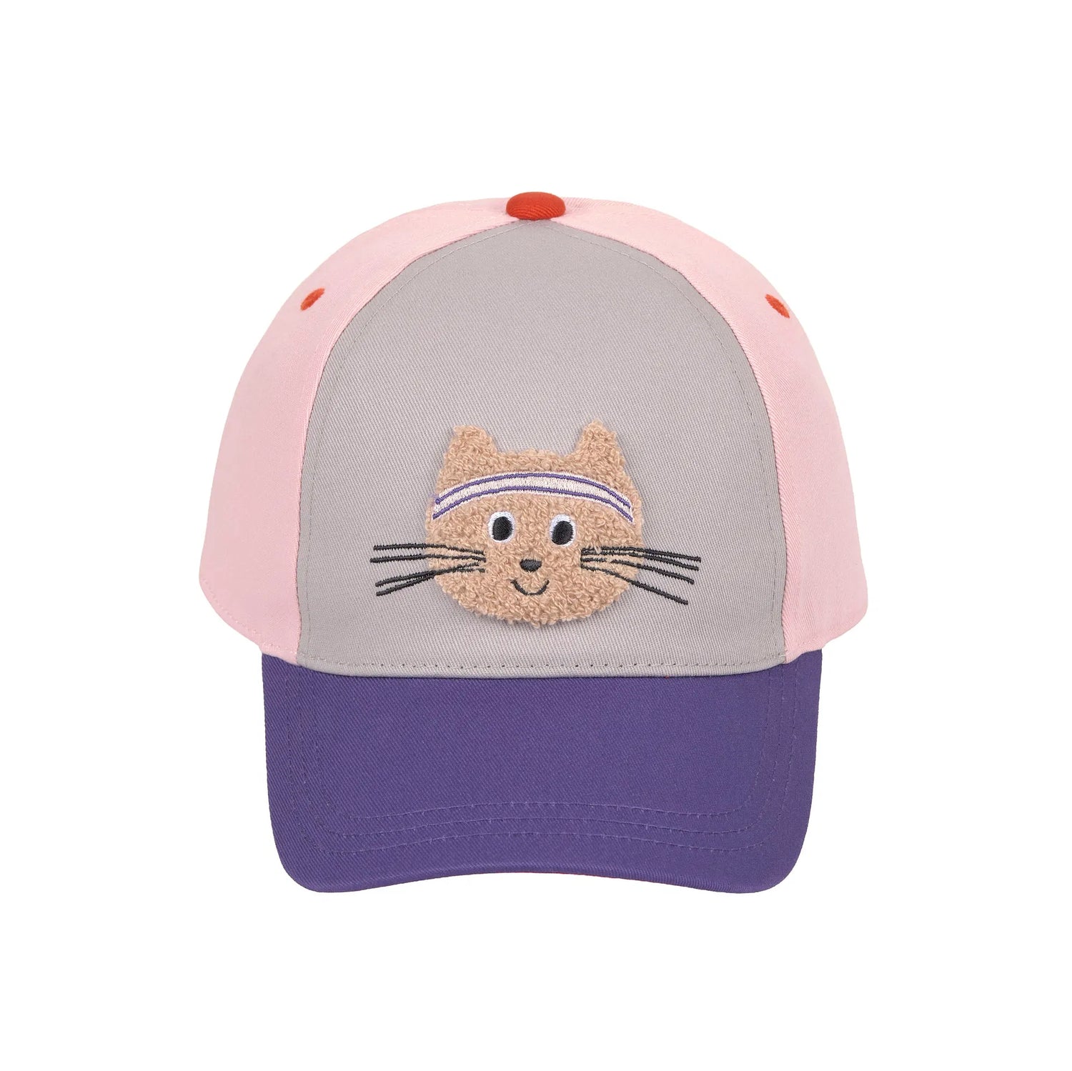 Kinder-Kappe – Katze, Rosa