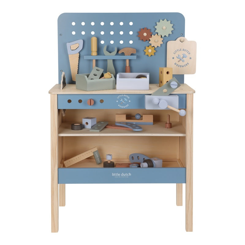 Établi en bois - Bleu - Essentials liste 
