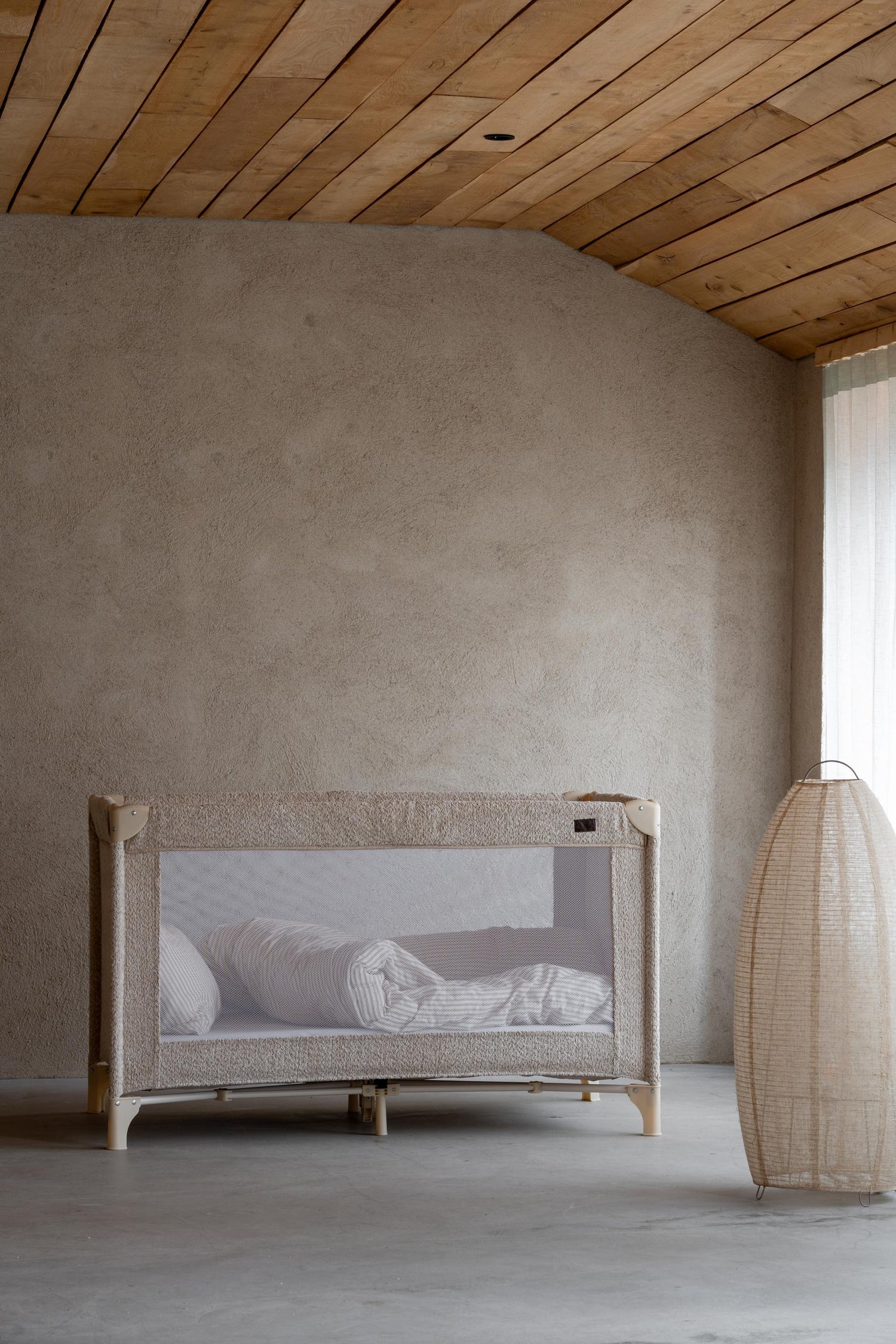 Reisebett – Klappbett „Bouclé“ – Sheep