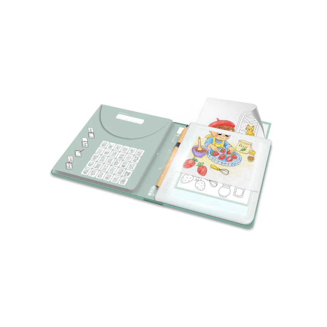 KIDYDRAW-PAD - Tablette à dessin lumineuse Food