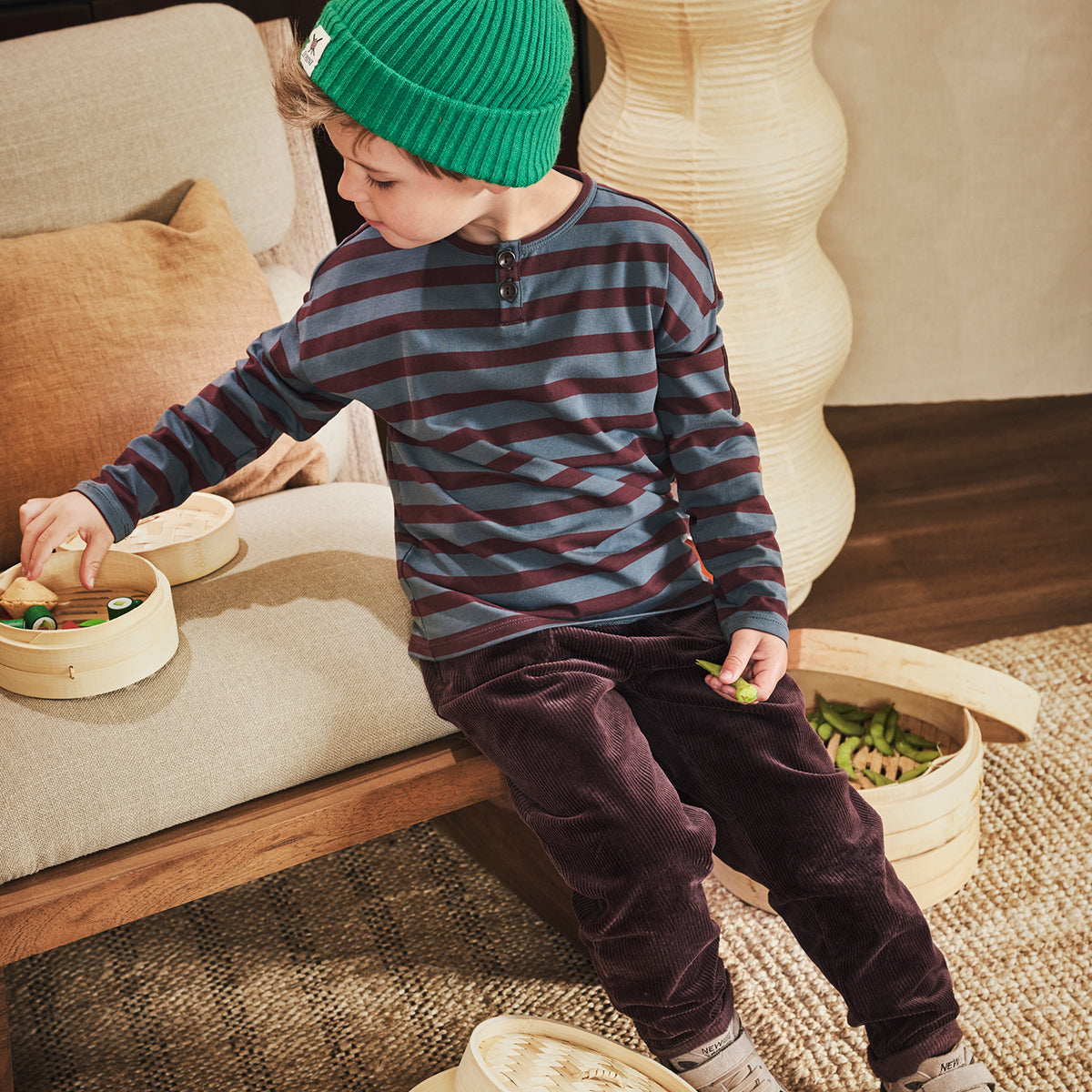 Sweater Gerben - Seafoam shadow