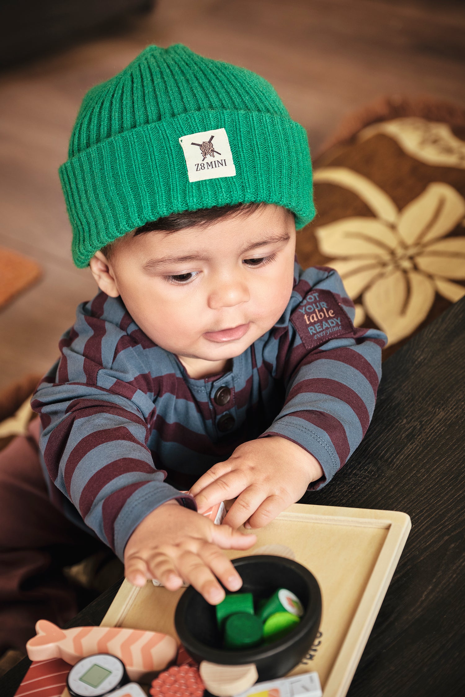 Sweater Gerben - Seafoam shadow