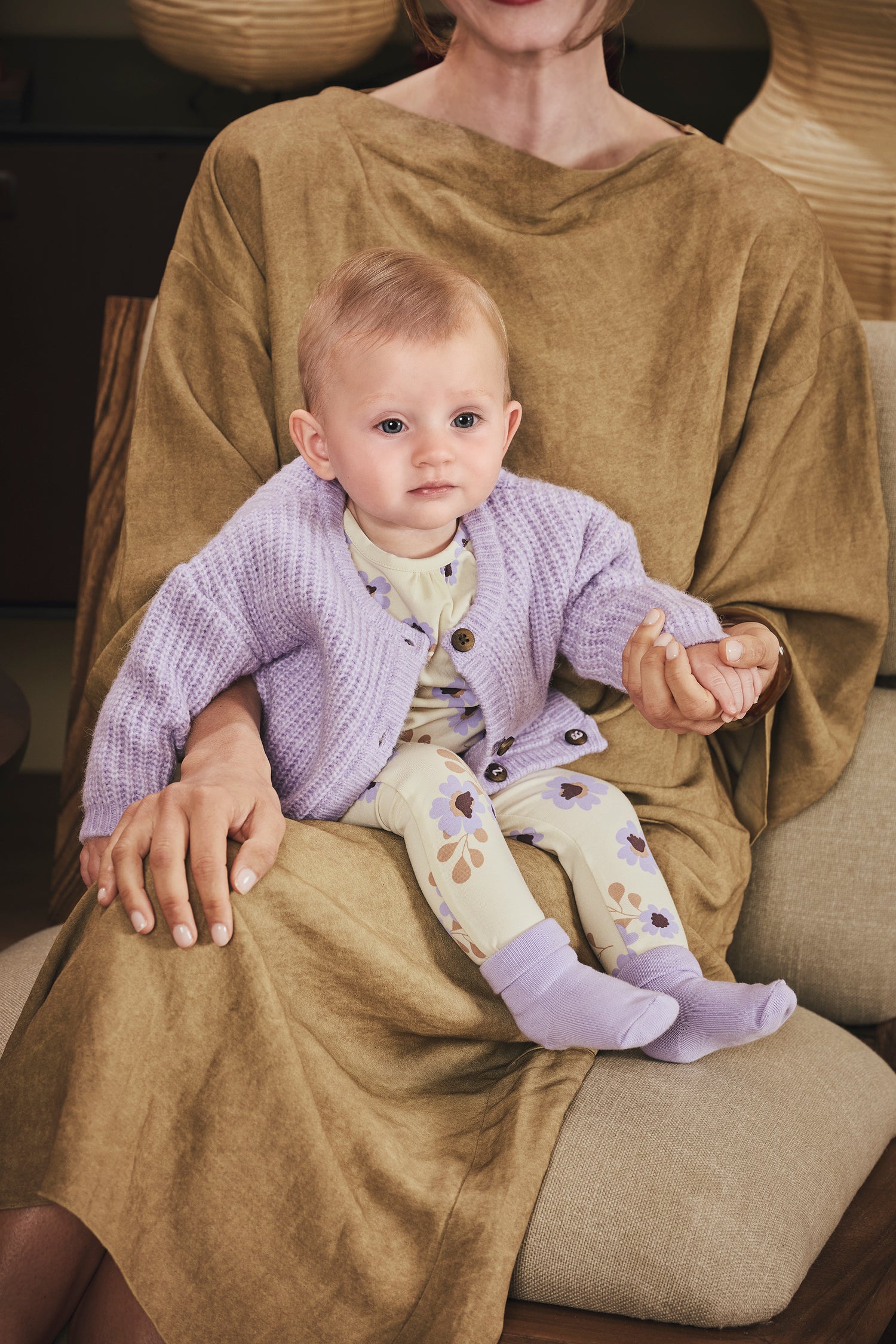 Cardigan Yanou - Morning violet (tailles 50-74)