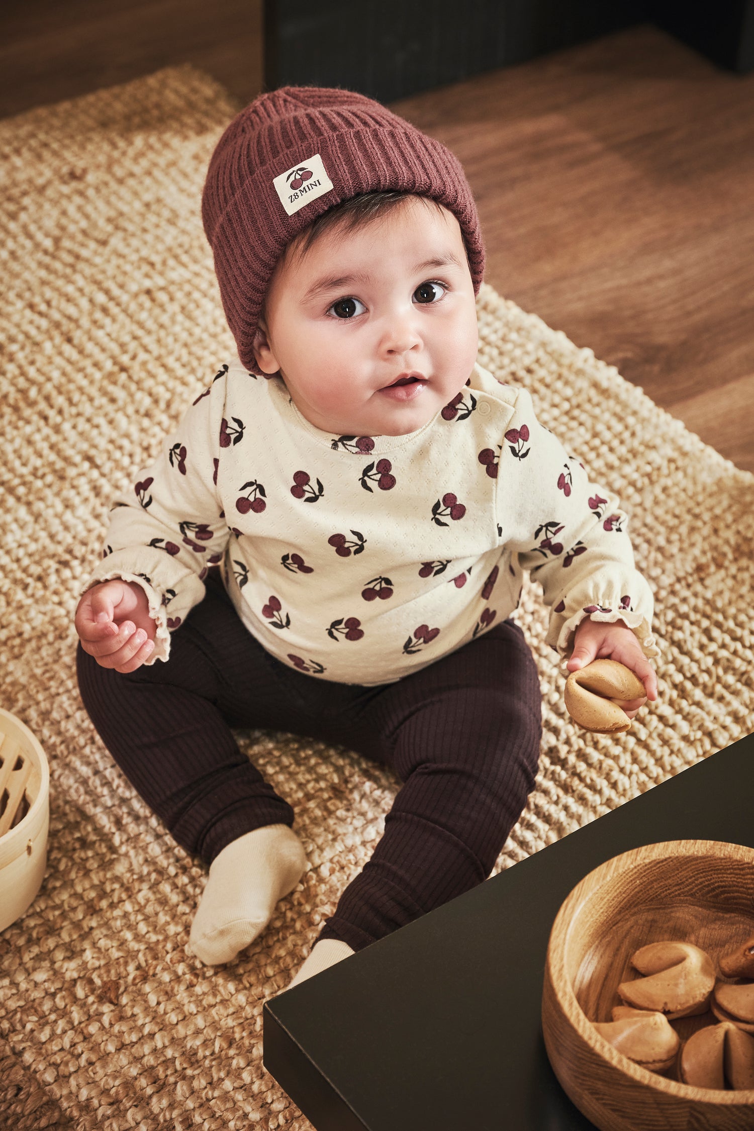 Bonnet Torin - Spicy mauve S Liste 