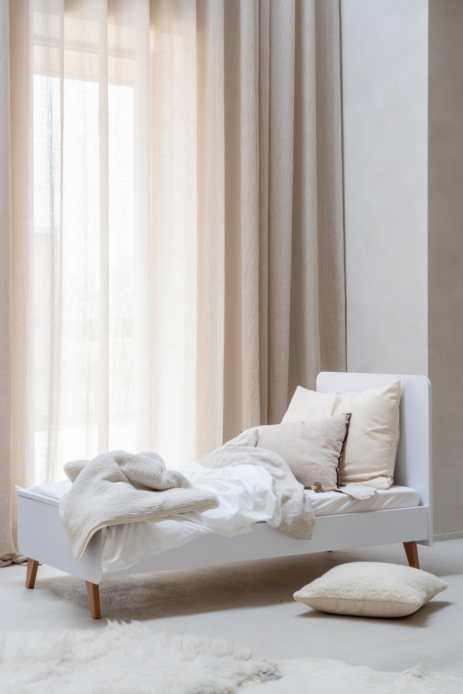 Loft Lit évolutif - 140 x 70 cm - Blanc