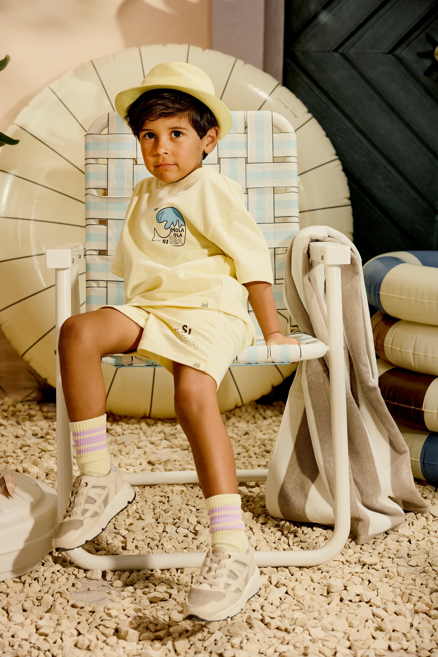 Chaussette Lizz - Silly citron