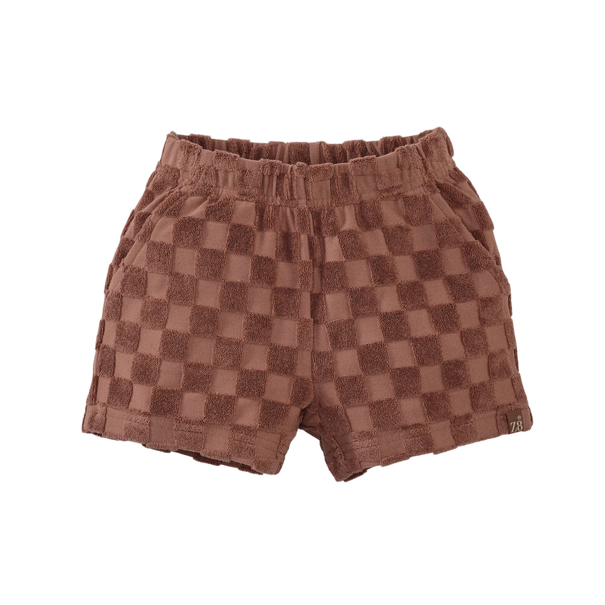 Short Novan  - Blush brown terry