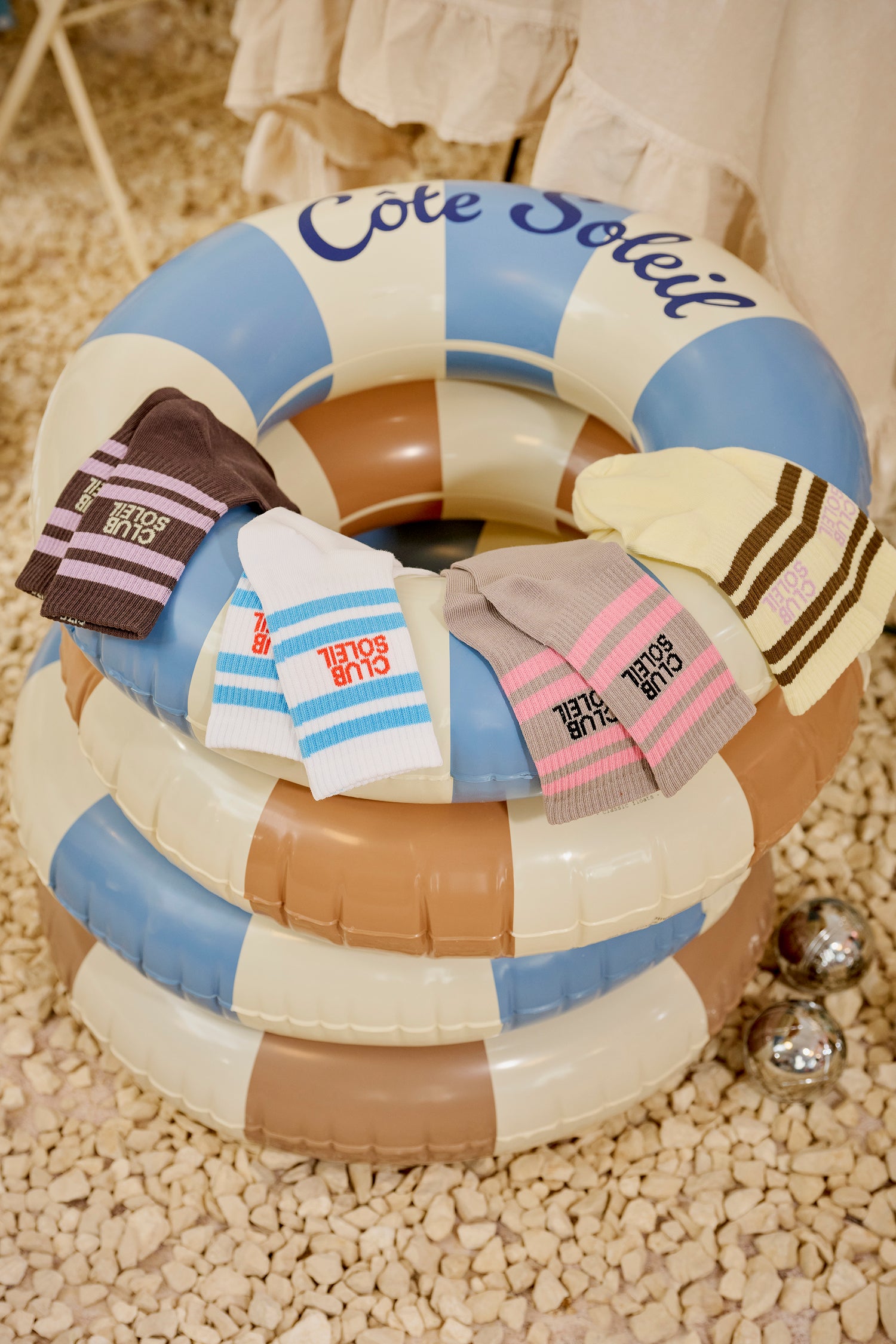 Chausette Gyan - Bright white