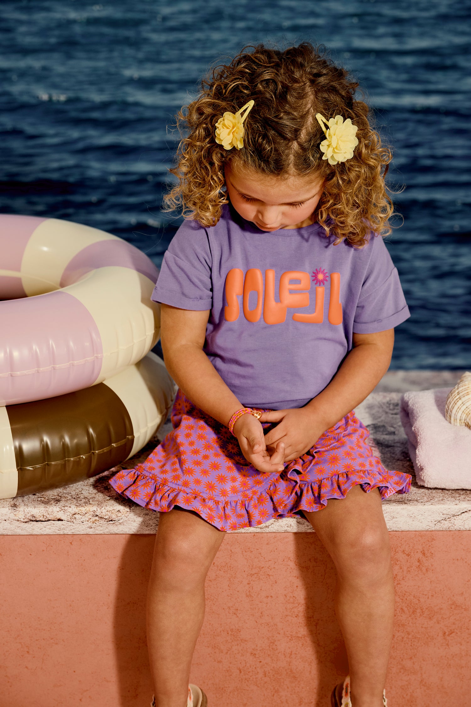 Short Riva - Pretty purple