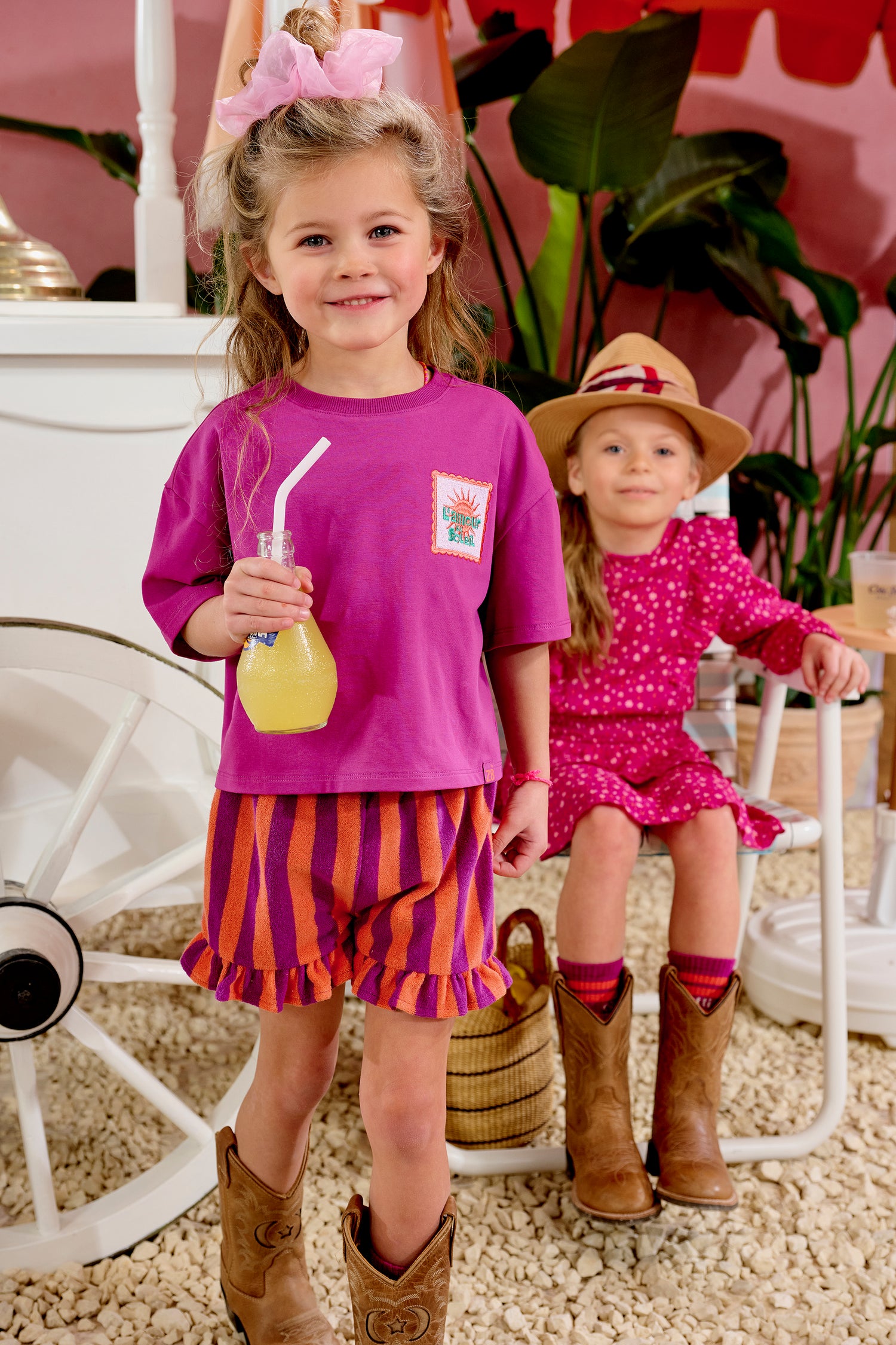 Short Camilla - Foxy violet