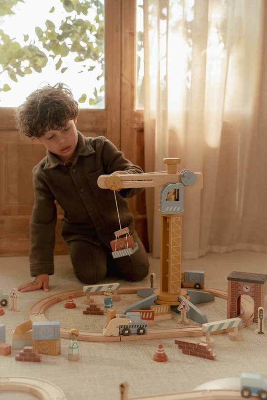 Set Kran und Baustelle