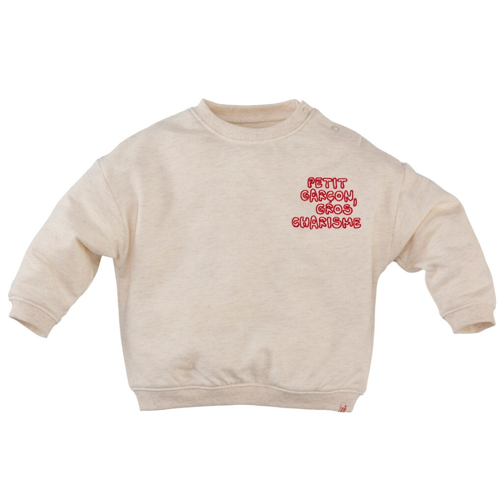 Pull Beau - Beige melange