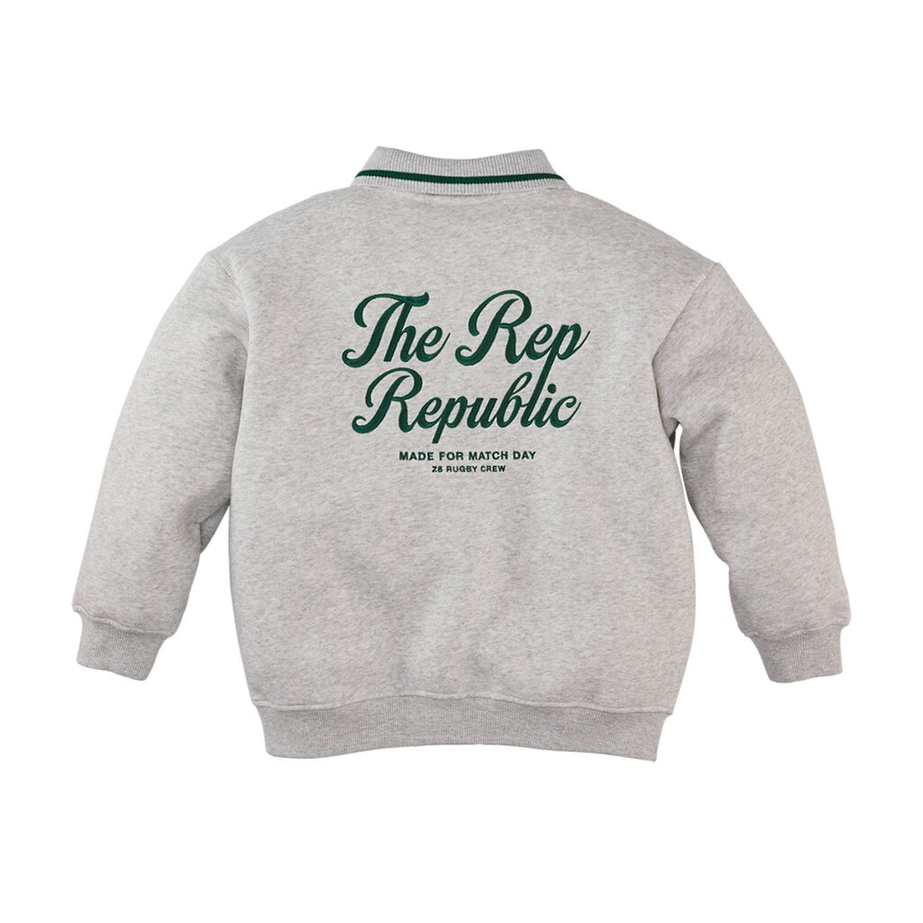 Julien Polo Sweater - Grey melange