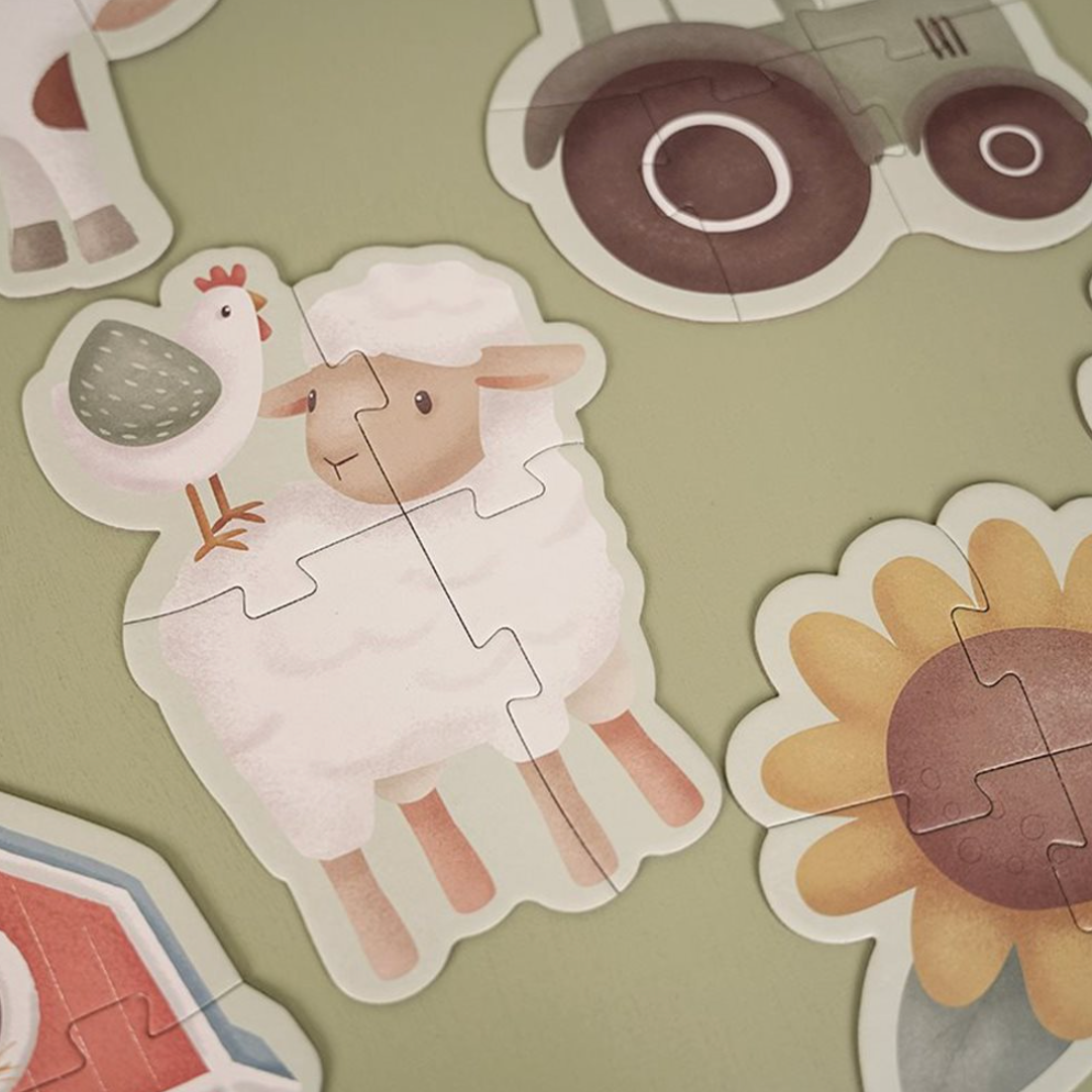 6-in-1-Puzzle „Little Farm“ – Spielzeug