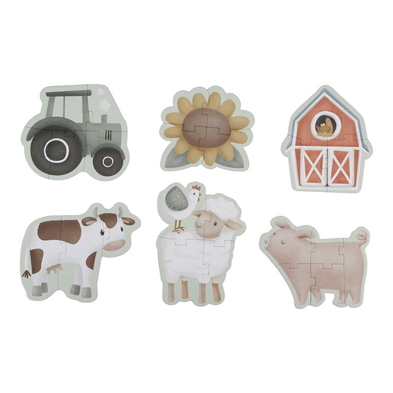 6 en 1 puzzle Little Farm - Toys