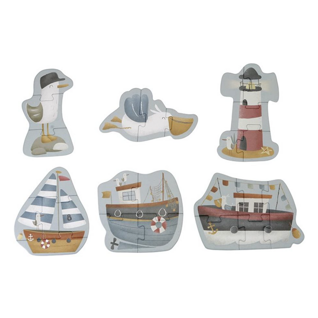 6 in 1 Puzzles Sailors Bay - Toys
