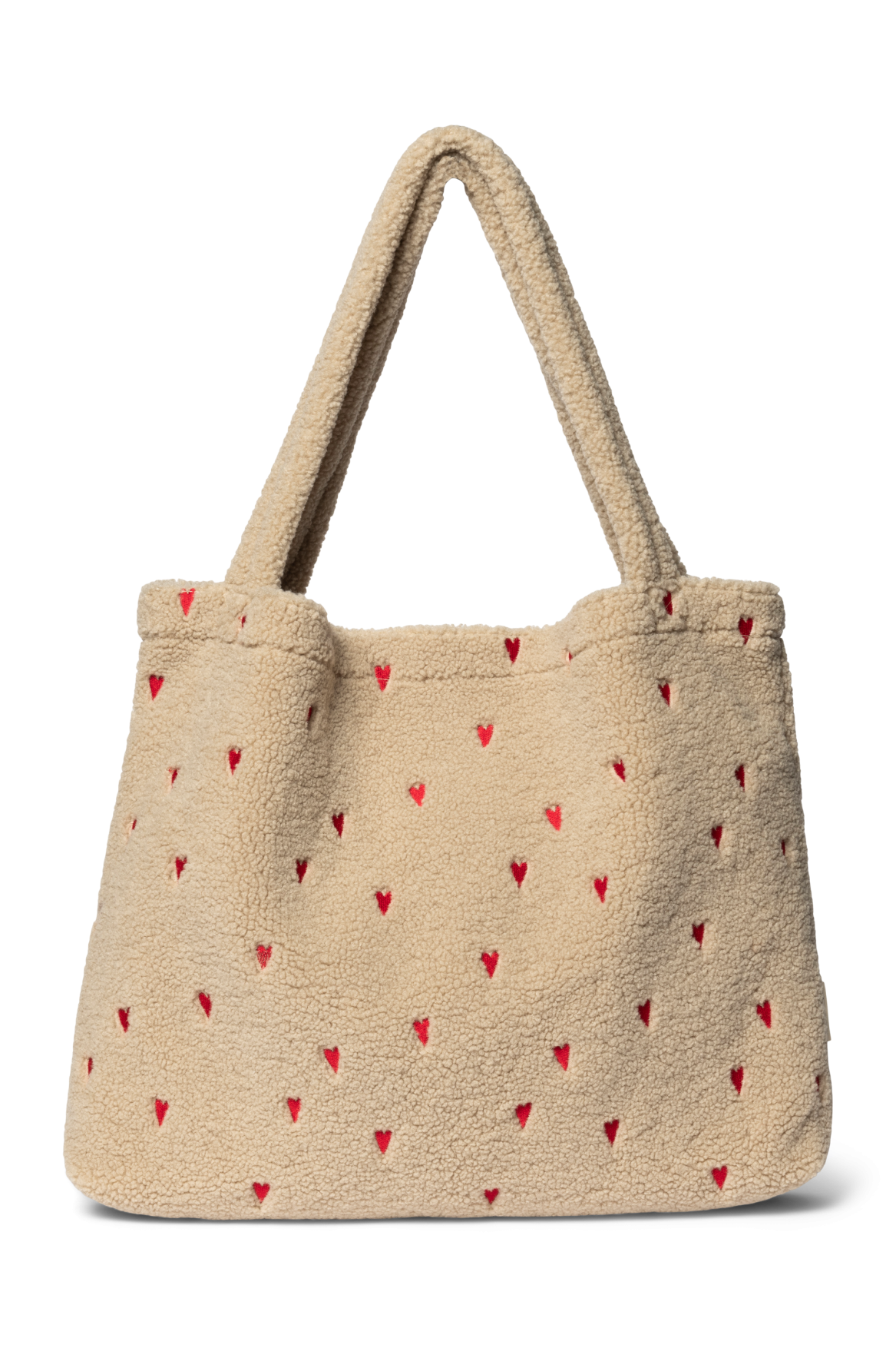 Teddy Mom Bag - Écru Hearts