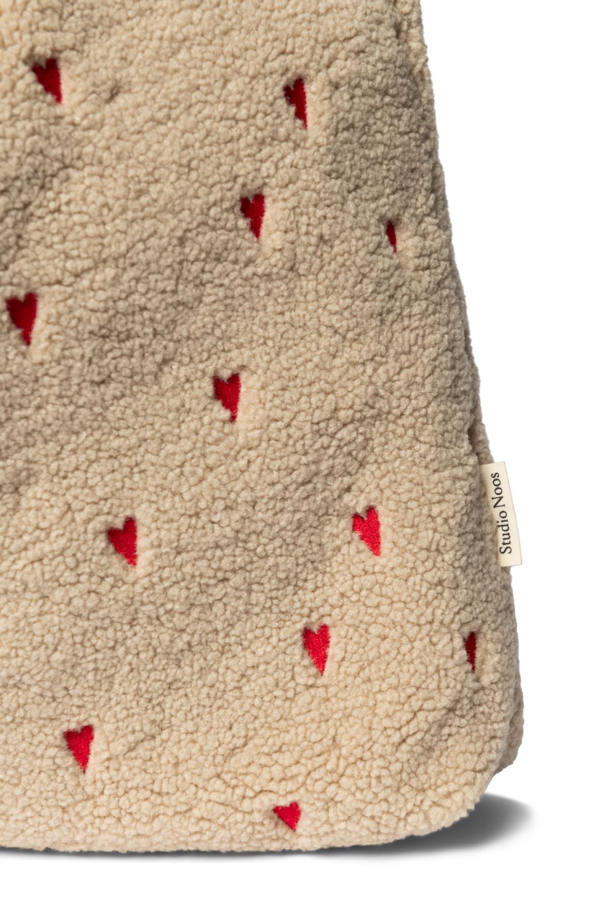Teddy Mom Bag - Écru Hearts
