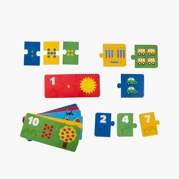Puzzle chiffres 1 à 10 - Les Popipop