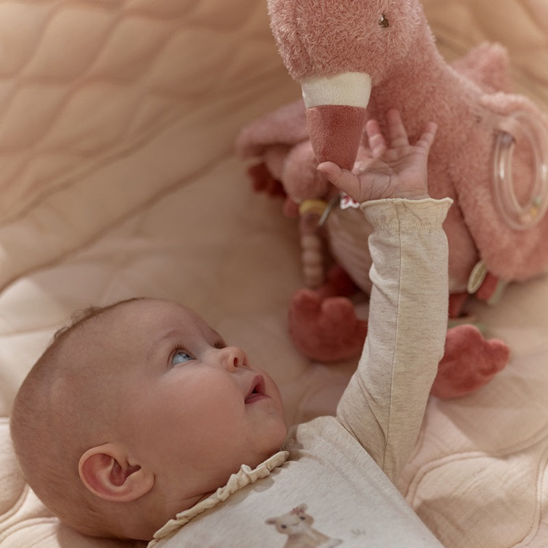 Peluche d'activité Flamant rose - Rose