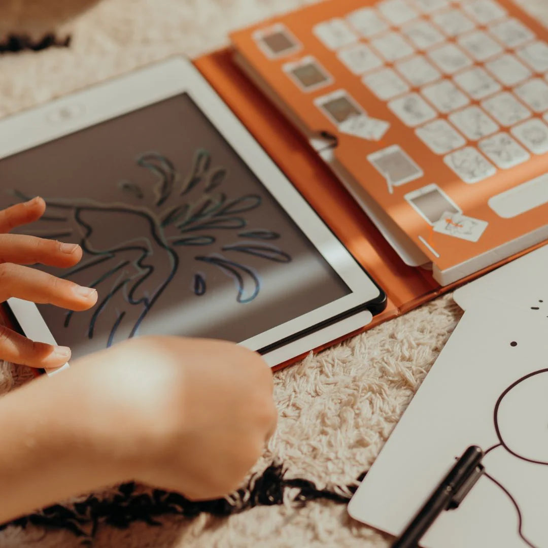 Refill KIDYDRAW-MINI - Cartes thèmes "Galaxie et Dinosaures"