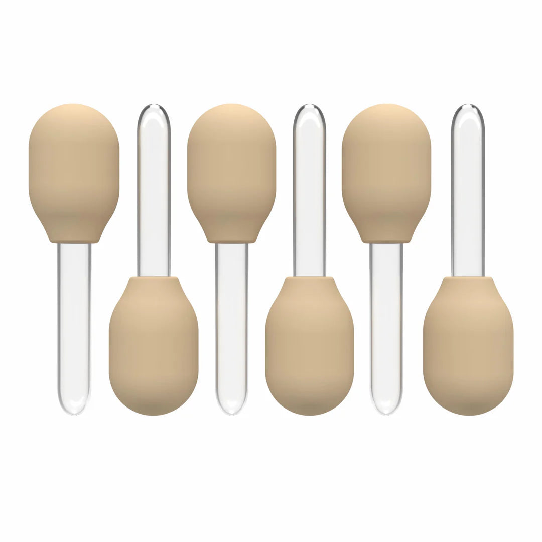 Set mit 6 Pipetten – Tropfer (verschiedene Farben 