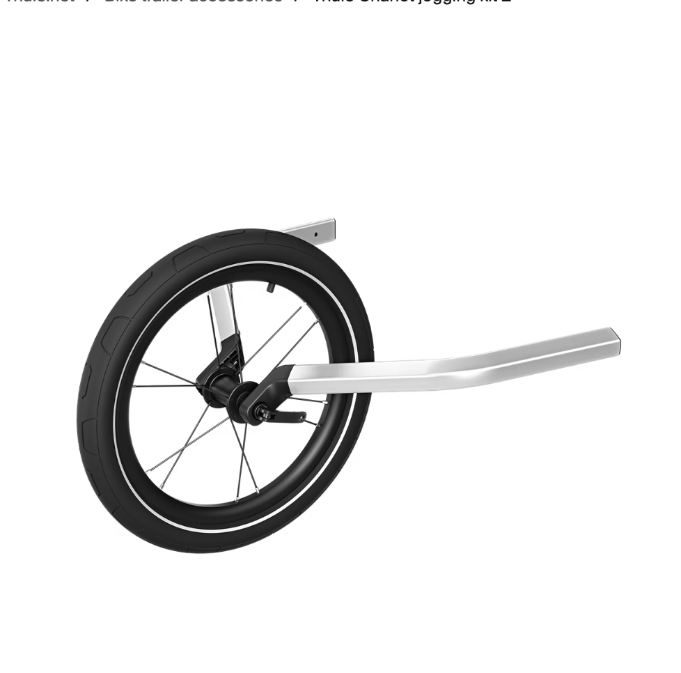 Thule Chariot Jogging Kit 2 kit de course à pied 2 aluminium/noir