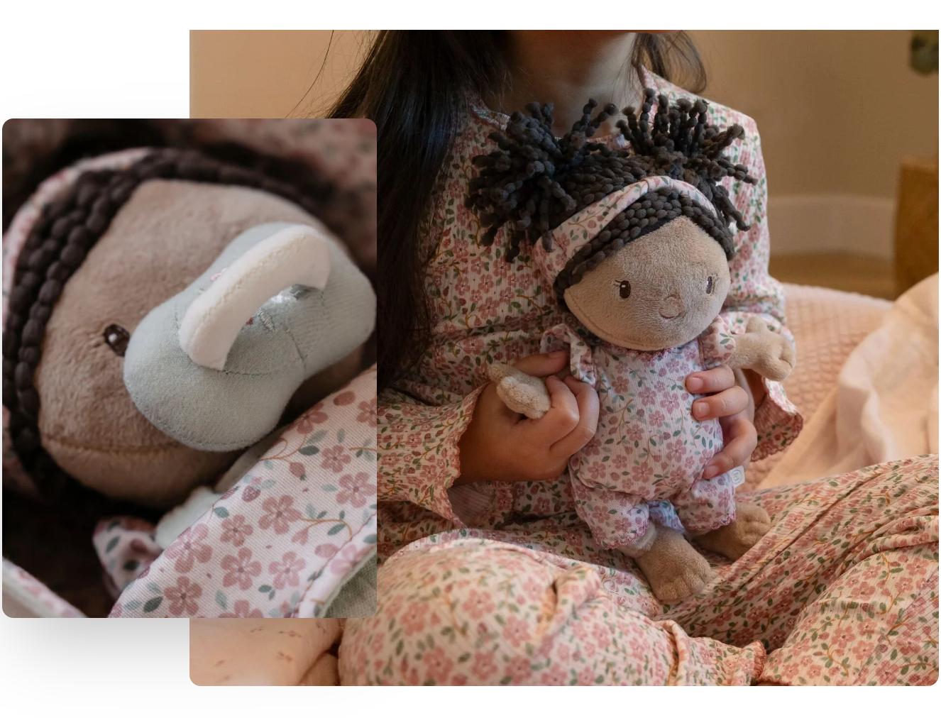 Poupée bébé dans son panier - Evi