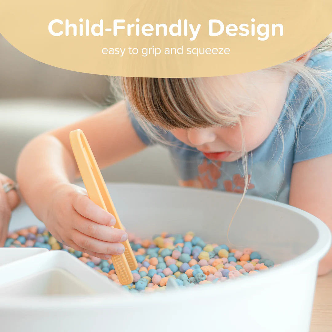 Set comprenant 3 pinces en silicone -  Tong Set (divers coloris)