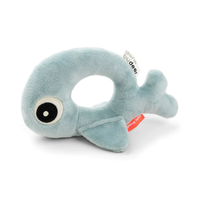 Hochet anneau - wally - bleu