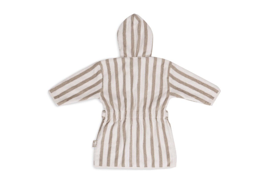 Peignoir - Stripe Éponge - olive green