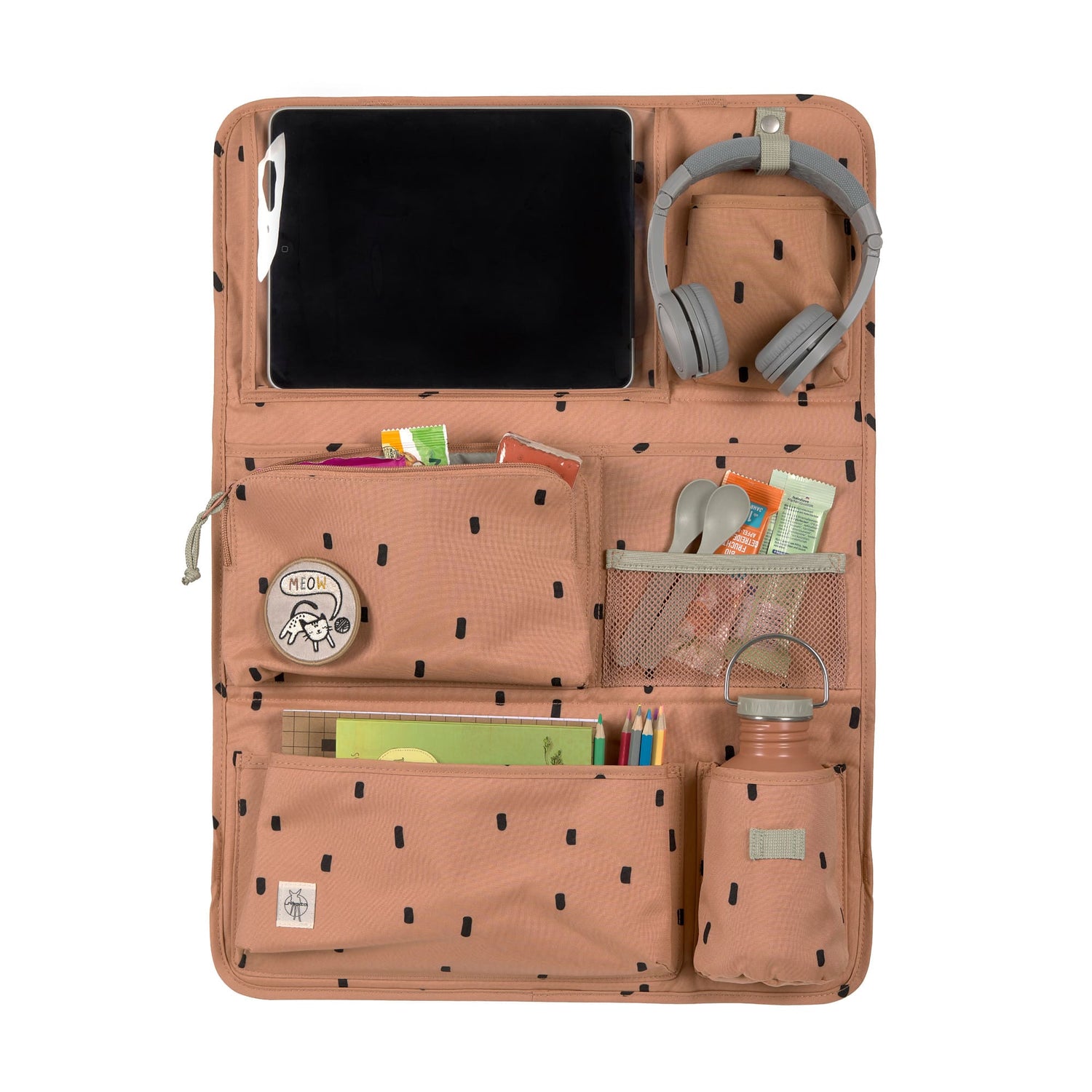 Organisateur de voiture - Happy Prints caramel Liste 