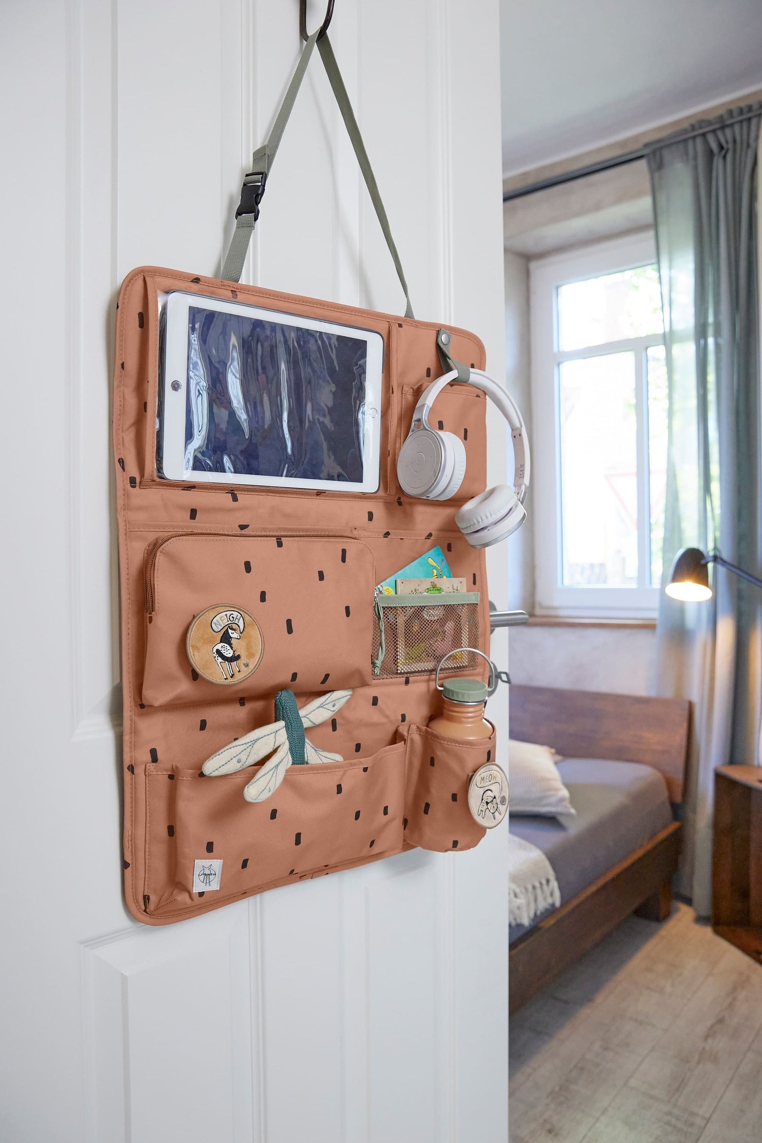 Organisateur de voiture - Happy Prints caramel Liste 