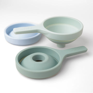 PlayTRAY Ensemble d'entonnoirs pliables pour jeux sensoriels